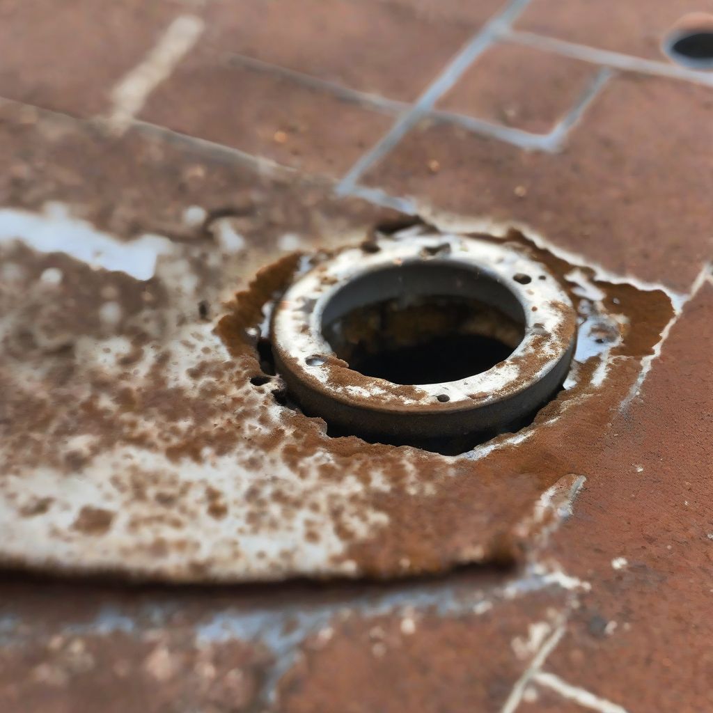 broken shower drain