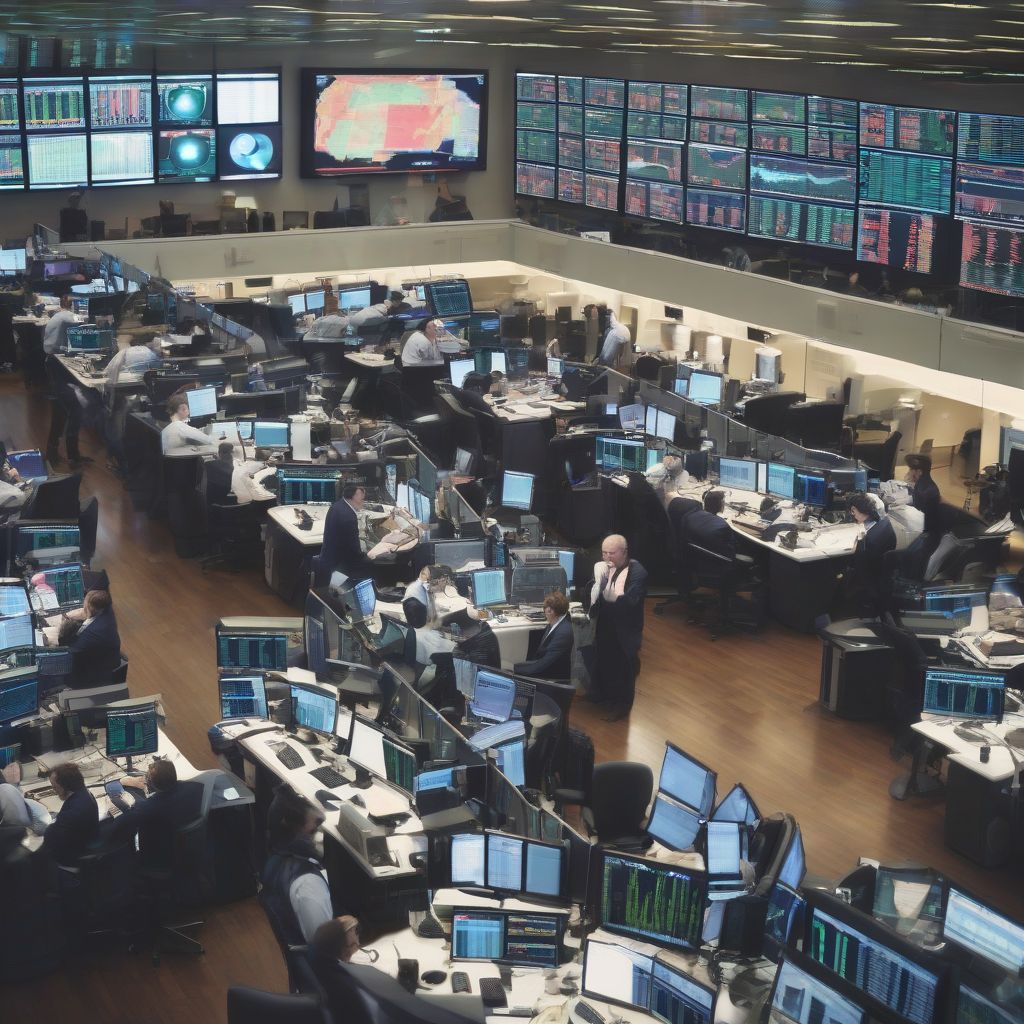 Stock Market Trading Floor