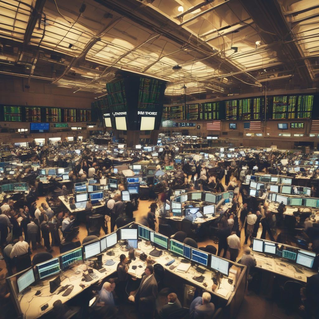 Stock Market Trading Floor